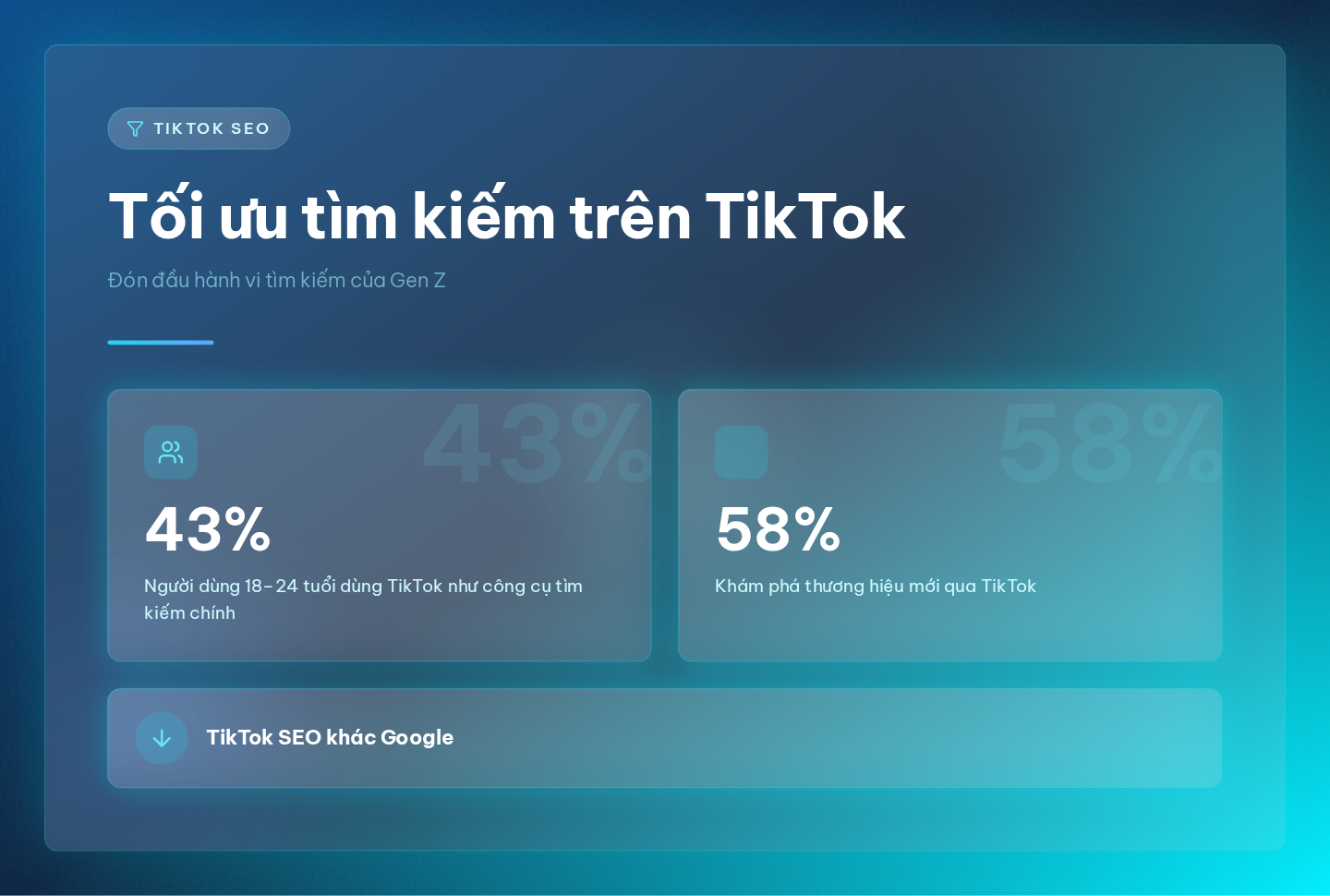 Tối ưu tìm kiếm trên TikTok: Đón đầu hành vi tìm kiếm của Gen Z