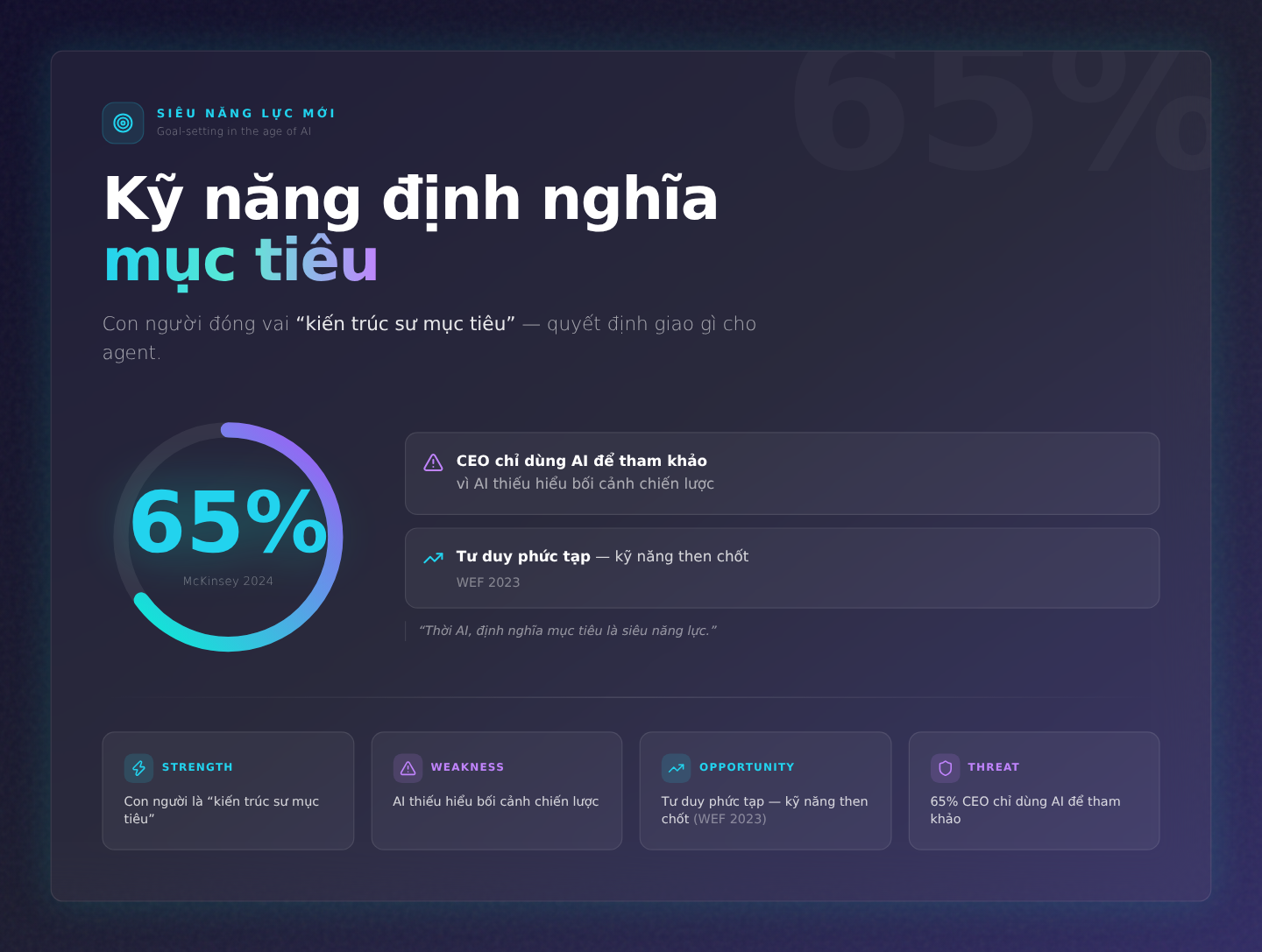 Kỹ năng định nghĩa mục tiêu – siêu năng lực mới