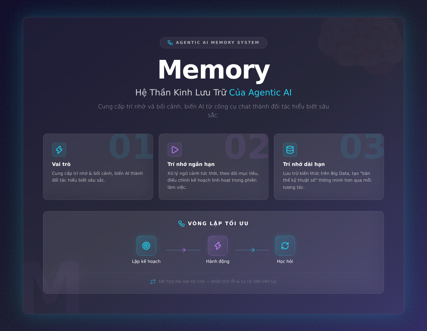 Memory - Hệ Thần Kinh Lưu Trữ: Từ Ngắn Hạn Đến Dài Hạn