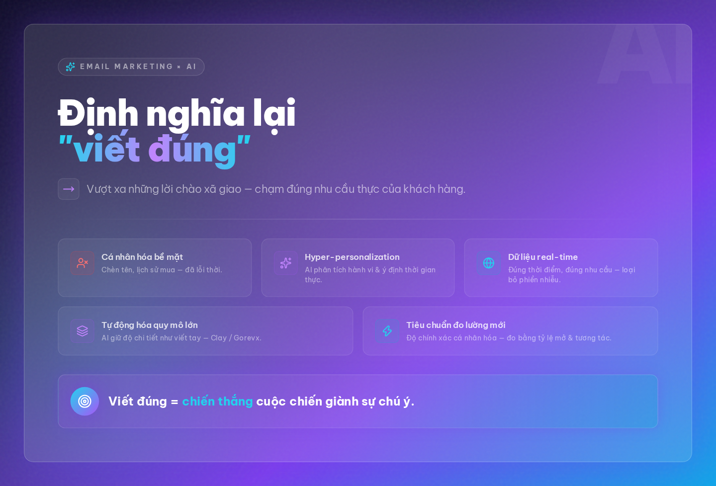 Định nghĩa lại 'viết đúng': Vượt xa những lời chào xã giao